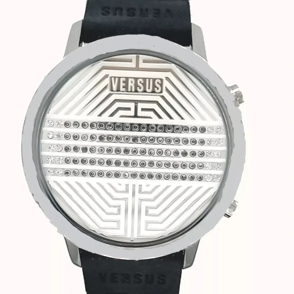 Versus by Versace Women's 3C71100000 Hollywood Digital Crystal Rubber Watch #78